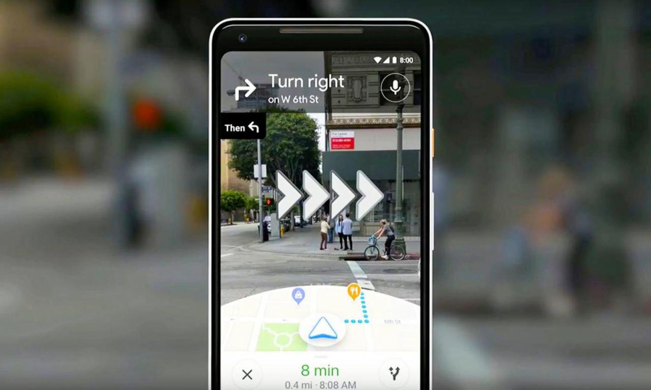 [11/02/2019] Google Maps AR-Navigation: Jetzt für noch mehr Android-Smartphones und iPhones