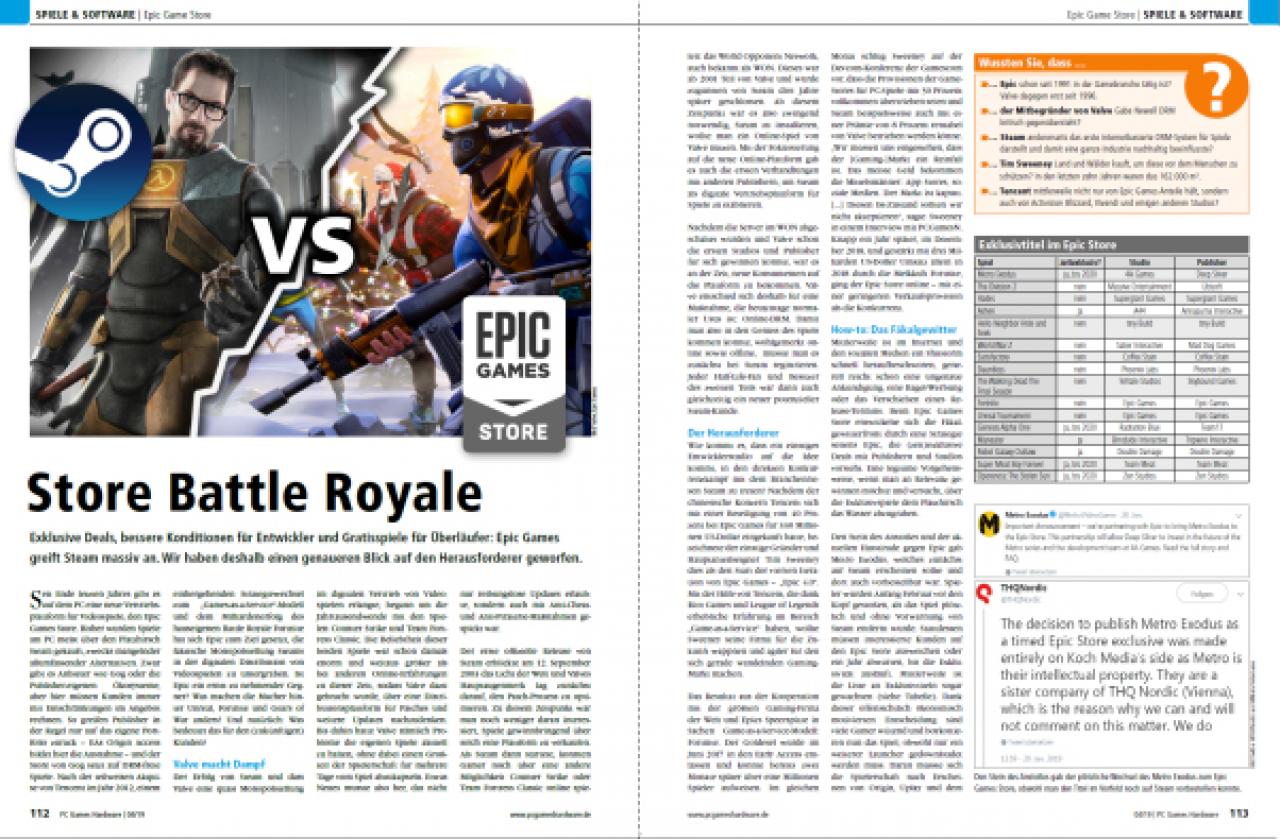 [26/02/2019] Die neue PCGH #222: Store Battle Royale
