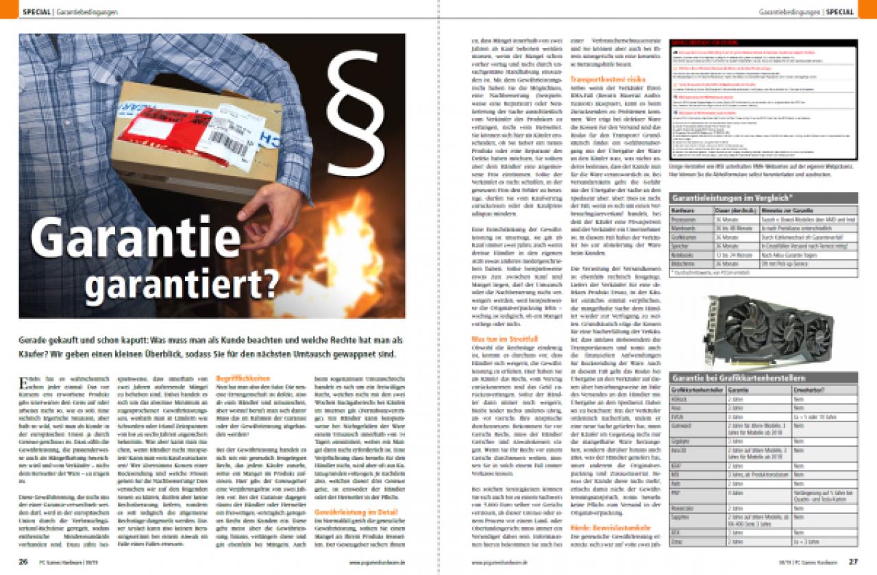 [26/02/2019] Die neue PCGH #222: Garantie garantiert?