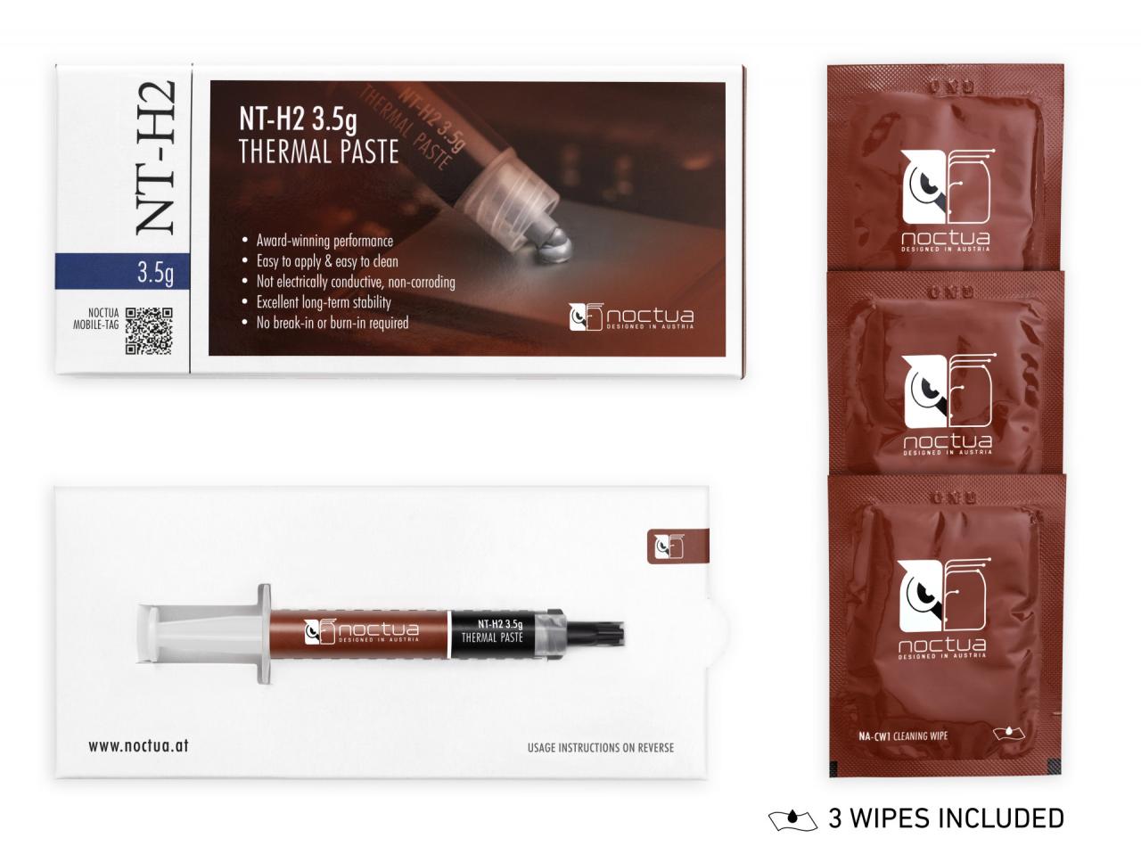 [01/02/2019] Noctua NT-H2-Wärmeleitpaste: Nach 12 Jahren um 2 °C verbessert (5)
