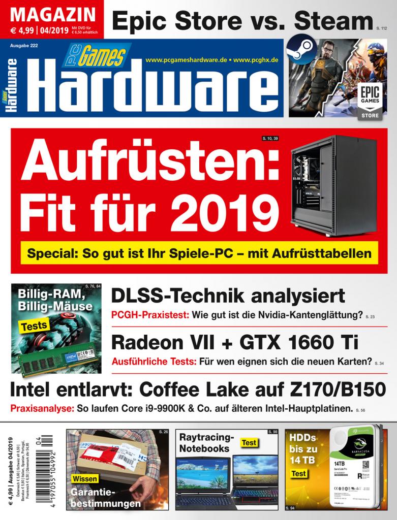 [26/02/2019] Die neue PCGH #222: Ohne DVD