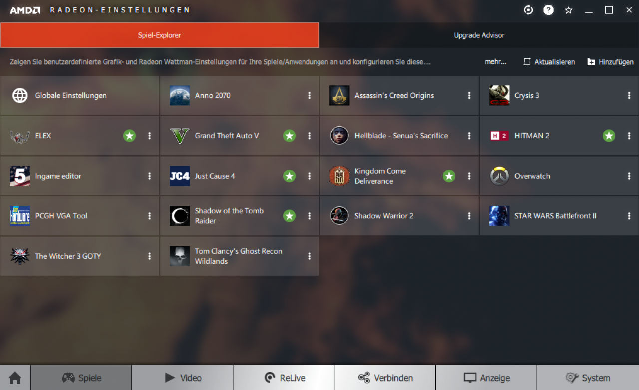[01/02/2019] Radeon VII Radeon Software Game Explorer