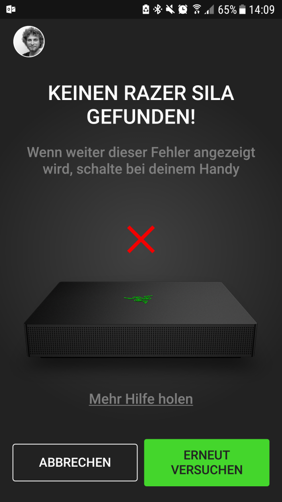 [25/02/2019] Gaming-Router Razer SIla im Test: Auch das passiert mal, ein Abstöpseln vom Strom hat hier geholfen
