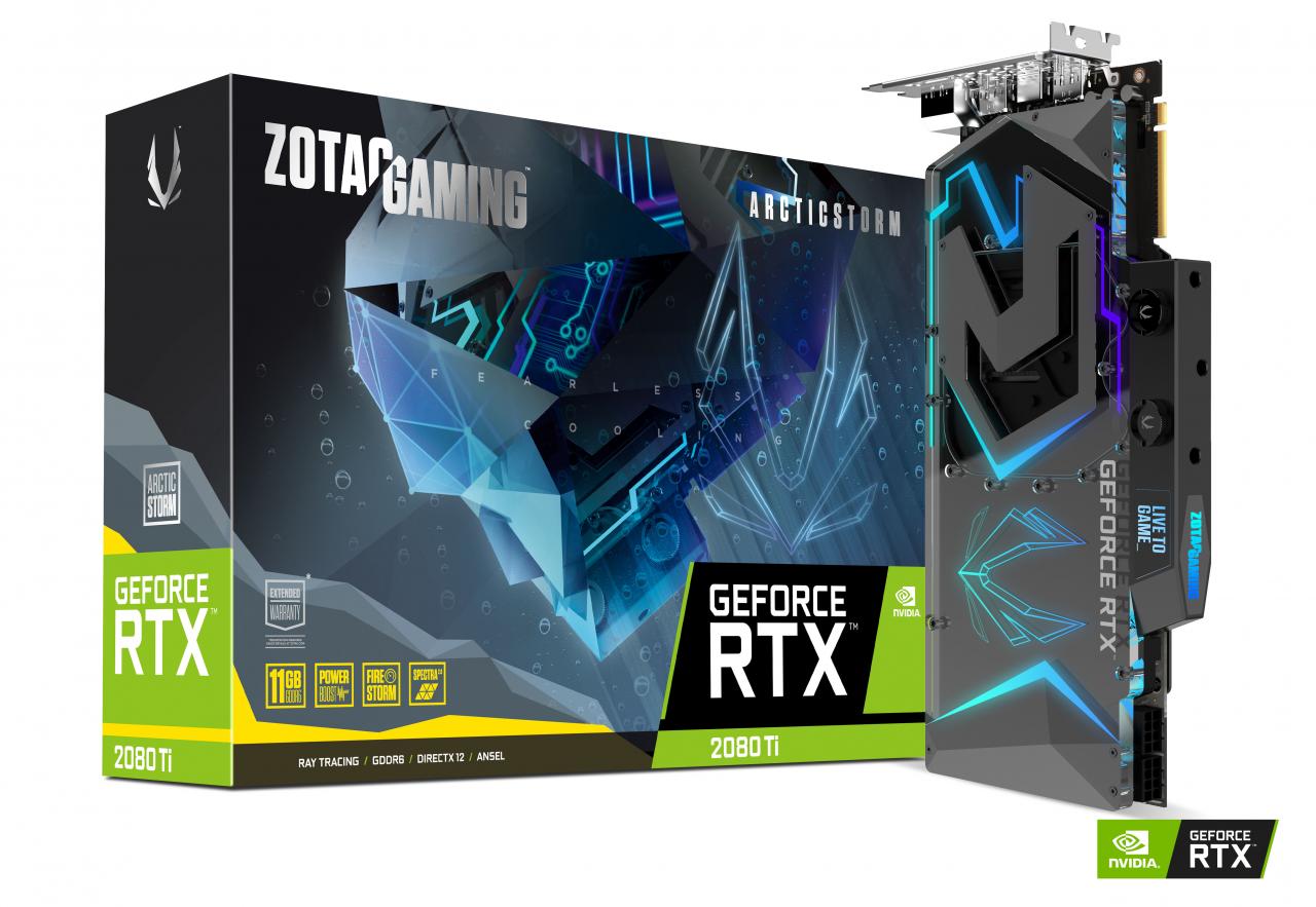 [18/02/2019] Zotac Geforce RTX 2080 Ti Arctic Storm: Wassergekühlter TU102 für 1.659 Euro (1)