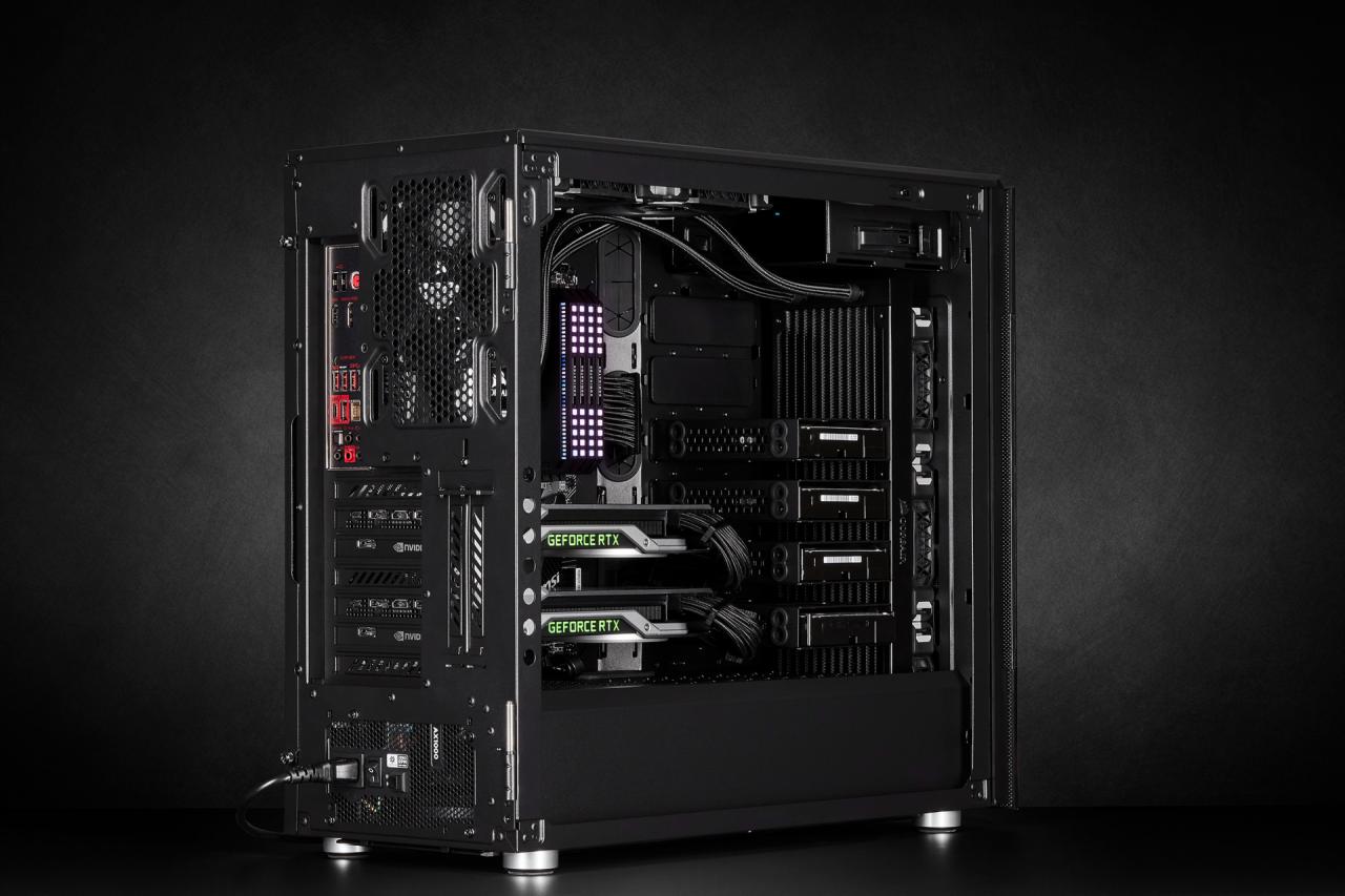 [12/03/2019] Corsair Carbide 678C: 5,25-Zoll-Schacht, Dämmung, Fronttür, Hartglas und USB 3.1 kombiniert (58)