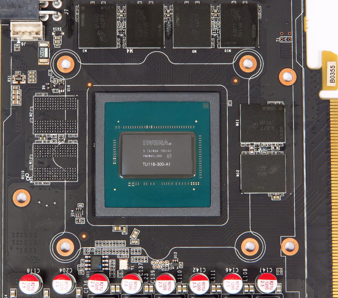 Geforce GTX 1660: TU116-300-A1 mit Micron-GDDR5