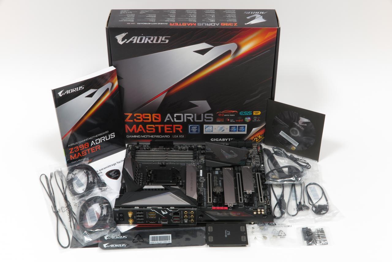 [29/03/2019] Gigabyte Z390 Aorus Master: Packungsinhalt