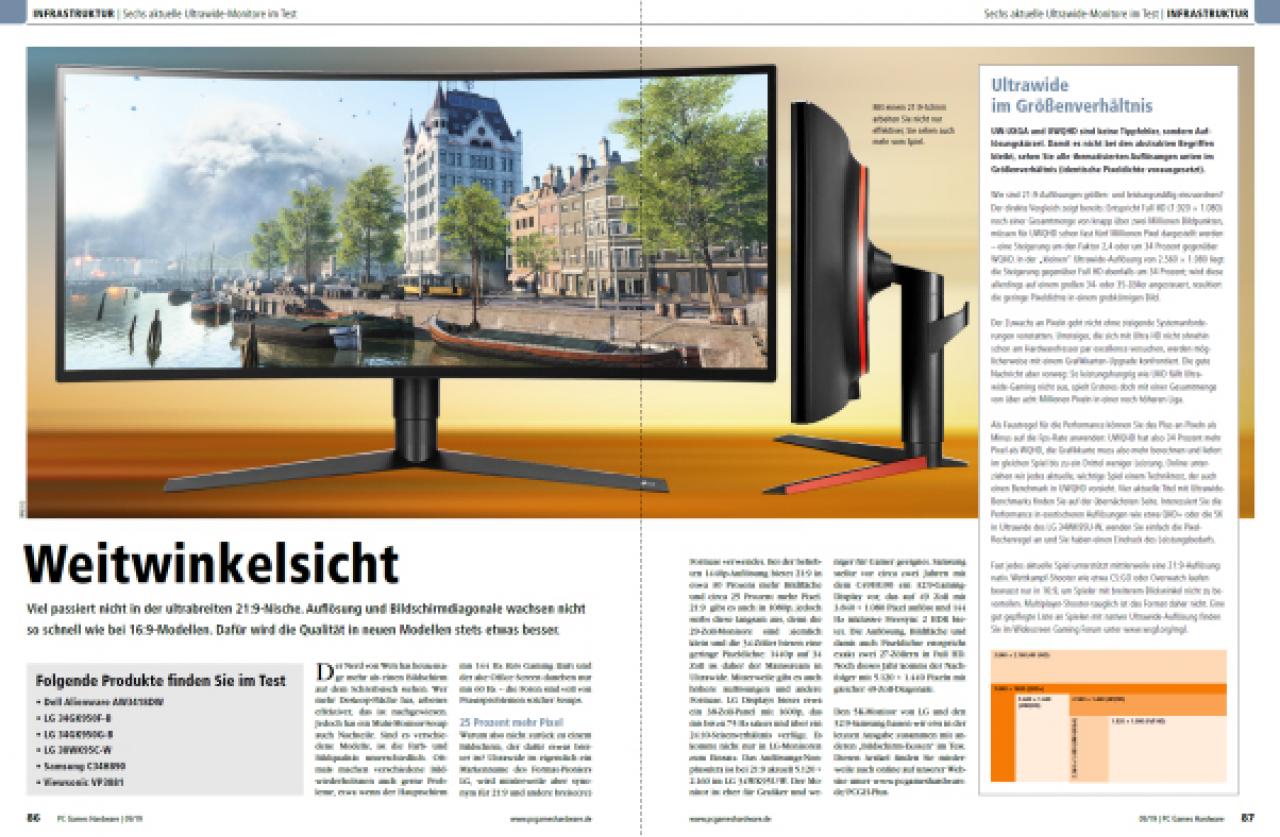 [27/03/2019] Ultrawide Displays im Test