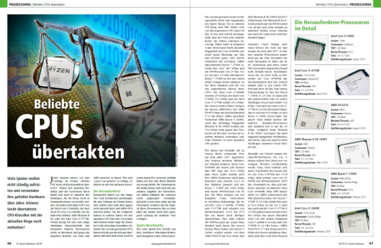 [27/03/2019] Beliebte CPUs übertakten