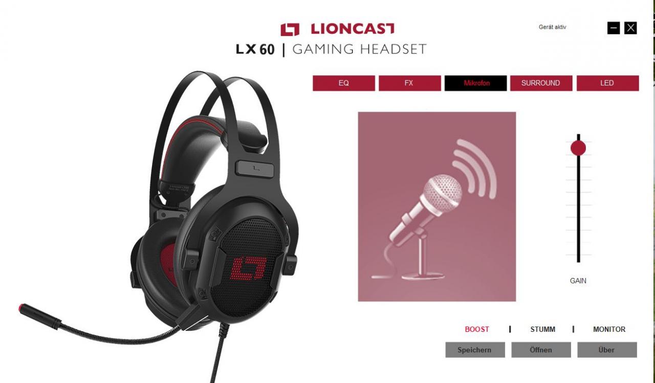 Lioncast LX60 - Software (3)