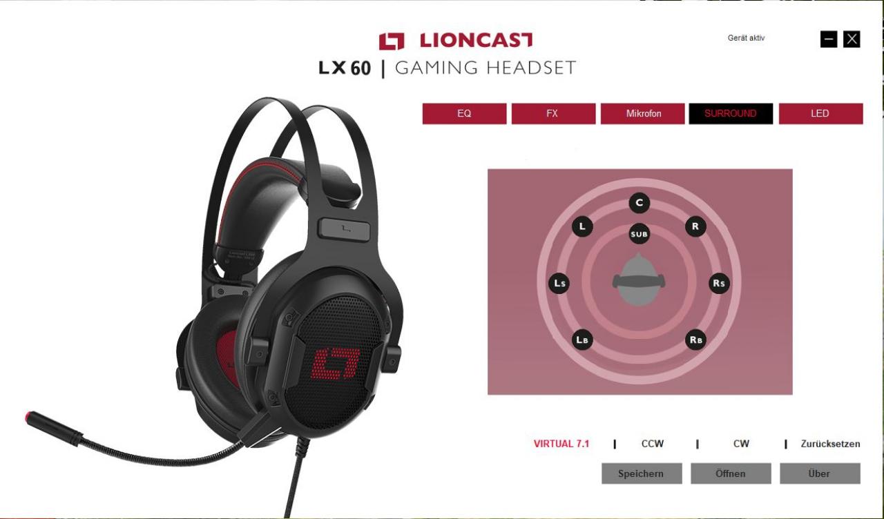 Lioncast LX60 - Software (4)