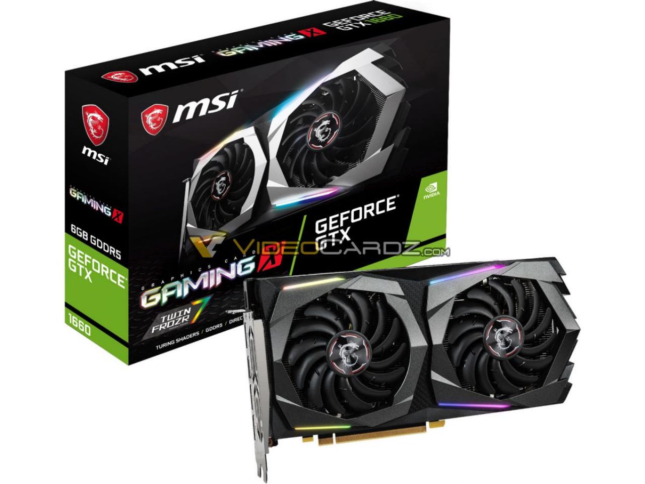 [09/03/2019] MSI GTX 1660 Gaming