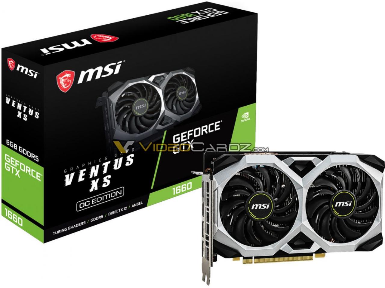 [09/03/2019] MSI GTX 1660 Ventus