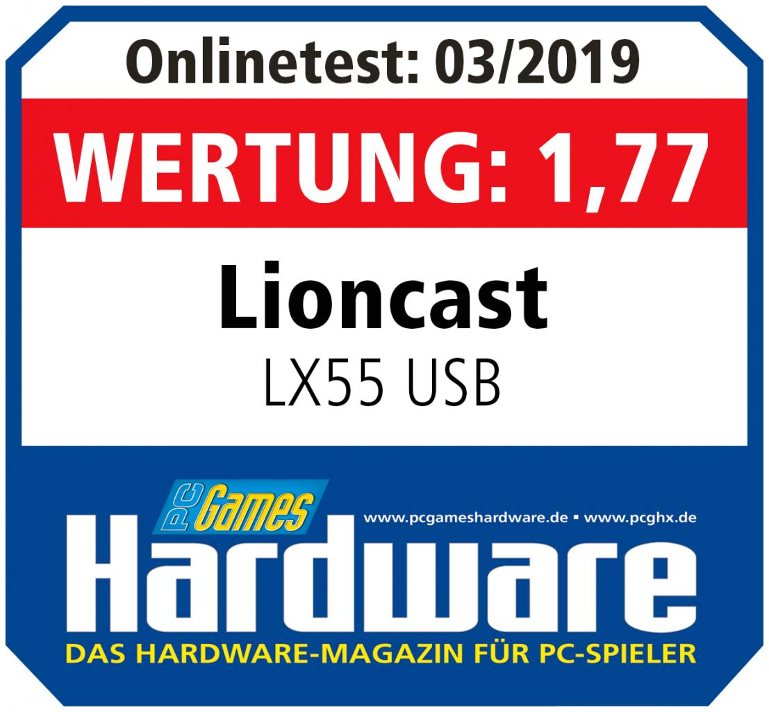 [27/03/2019] Lioncast LX55 USB - Wertung