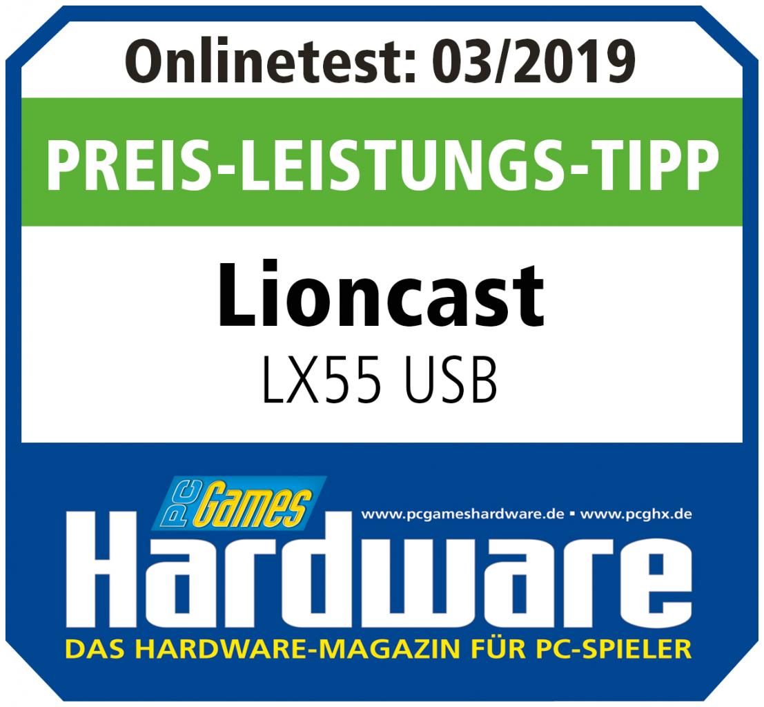 [27/03/2019] Lioncast LX55 USB - Preis-Leistungs-Award