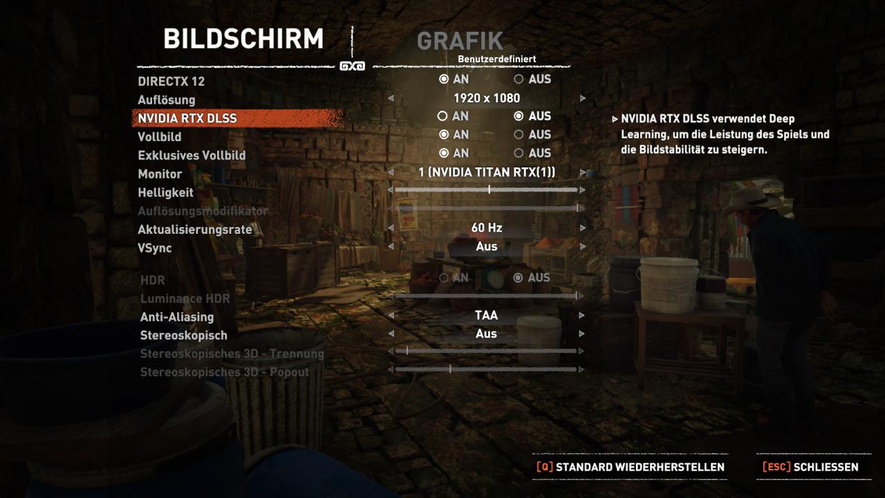 [27/03/2019] Shadow of the Tomb Raider RTX Patch DLSS im Menue