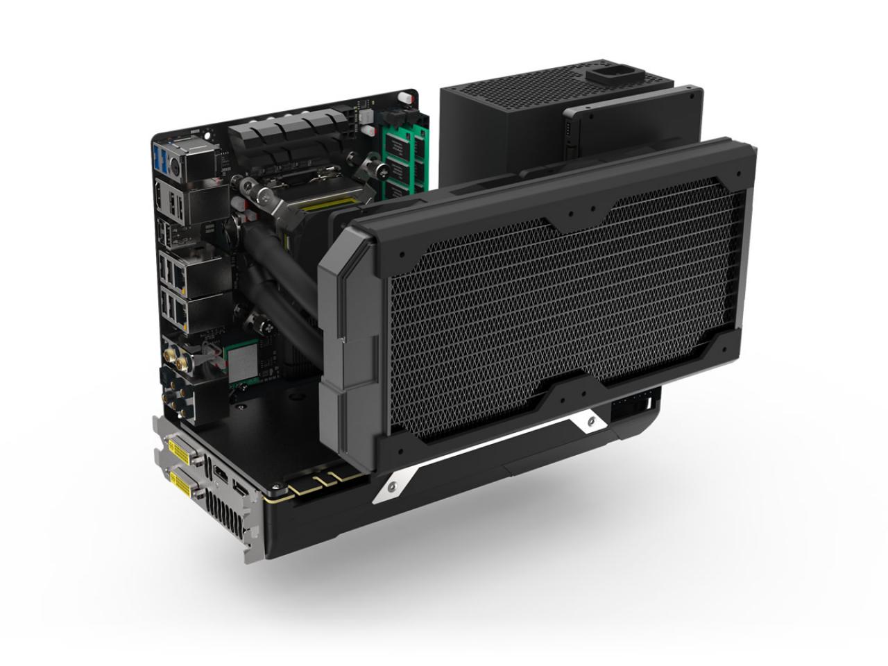 [25/03/2019] Streacom DA2: Mini-ITX-Gehäuse mit verstellbaren Querstreben für hohe Flexibilität (7)