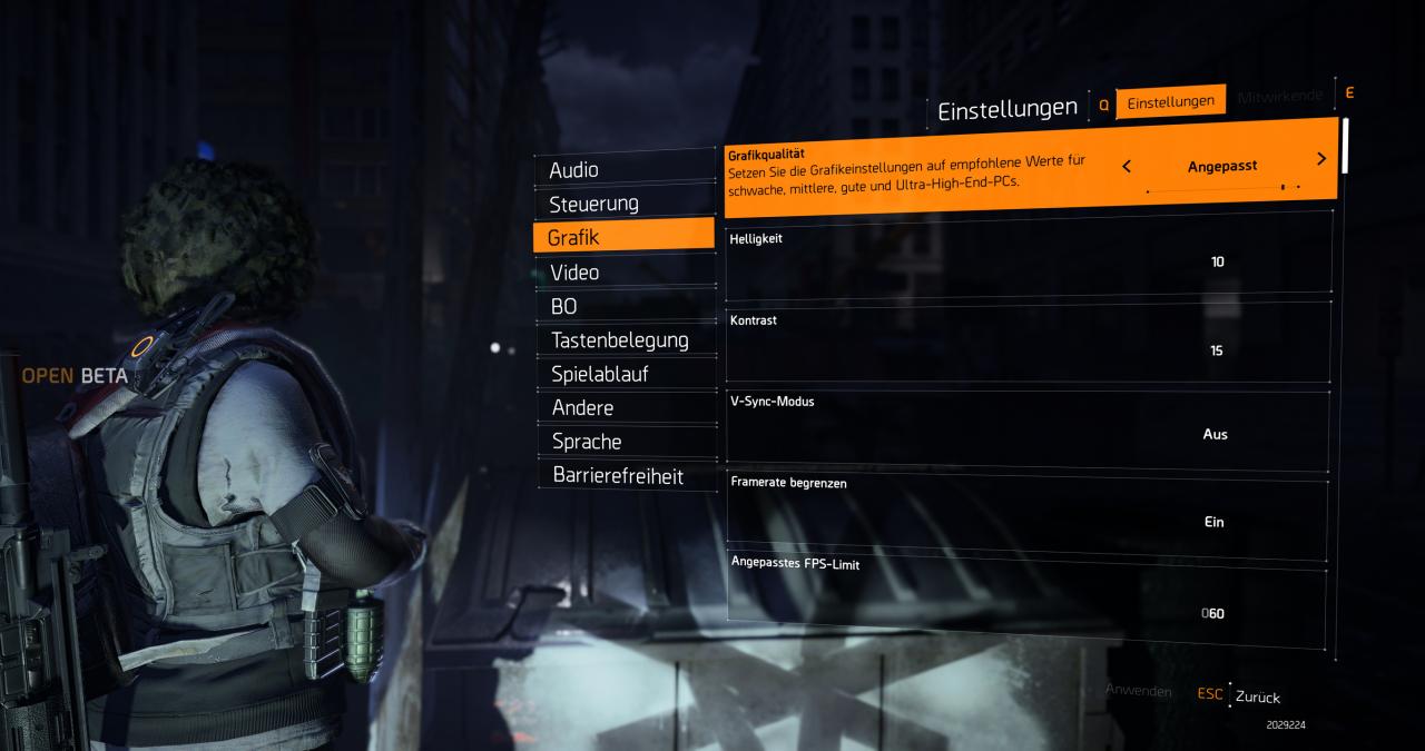[05/03/2019] The Division 2 Open BETA Graphics Settings (1)