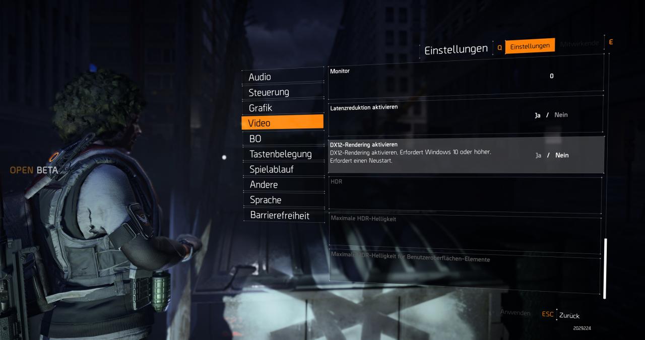 [05/03/2019] The Division 2 Open BETA Graphics Settings (8)
