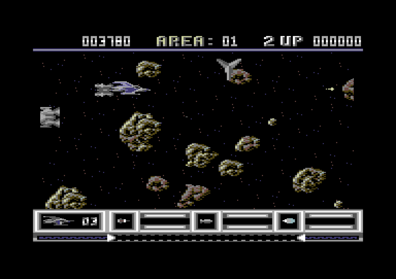 [29/04/2019] 1988: Katakis: Für den Commodore 64 entwickelter Shoot-`em-up des Gütersloher Entwicklerstudios Rainbow Arts, die zwei Jahre später für Turrican verantwortlich waren. Auf dem Planeten Katakis haben Wissenschaftler Maschinen entwickelt, die das alltägliche Leben erleichtern sollen. Jedoch geraten diese recht schnell außer Kontrolle und verwüsten den Planeten. Der Spieler muss nun als Pilot mit einem Raumgleiter in das Zentrum der Maschinenarmee navigieren, um die Menschheit auf Katakis zu retten.