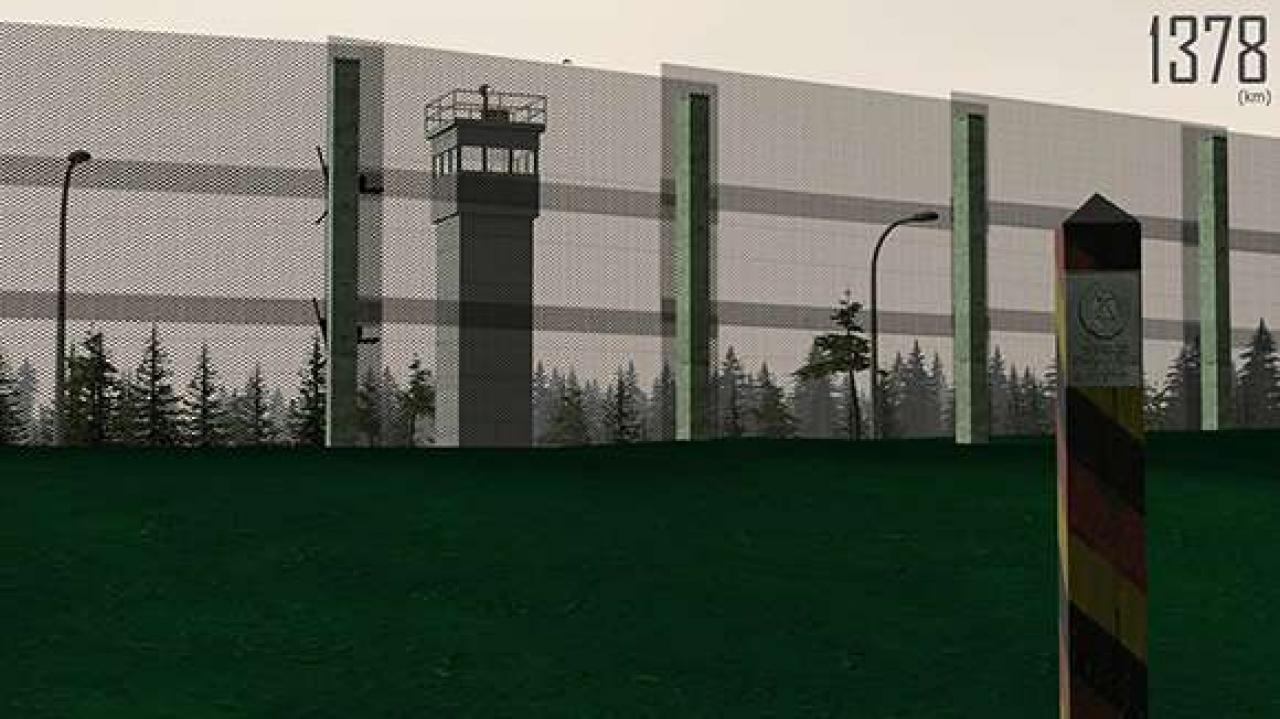 [29/04/2019] 2010: 1378: An der Staatlichen Hochschule für Gestaltung und Künste in Karlsruhe entwickelt, beschäftigt sich dieser Half Life 2 Mod mit der innerdeutschen Grenze. Der Name ist von der Länge der Grenze zwischen der DDR und BRD abgeleitet und sollte ursprünglich am Tag der Deutschen Einheit 2010 veröffentlicht werden, musste dann aber auf den 10. Dezember des gleichen Jahres verschoben werden. Bis zu 16 Spieler können aus der Sicht eines DDR-Grenzsoldaten im Jahr 1976 spielen, aber auch eines Republikflüchtlings. Opferverbände und Wissenschaftler kritisierten das Spiel, es wurde aber gleichzeitig in Museen gezeigt – sogar in Südkorea.