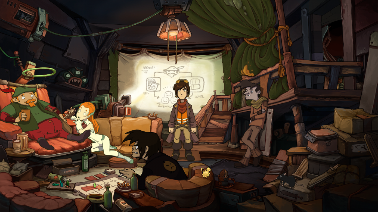 [29/04/2019] 2013: Chaos auf Deponia: Wieder ein Point-and-Click-Spiel von Daedalic aus Hamburg. Hierbei handelt es sich um einen direkten Nachfolger, der an die Ereignisse aus dem ersten Spiel Deponia anknüpft. Wieder schlüpft man in die Rolle des Antihelden Rufus, der alles versucht dem Schrottplaneten Deponia zu entkommen. Im Jahr 2013 gewann das Spiel den Deutschen Computerspielpreis und erhielt auch noch einen Nachfolger.