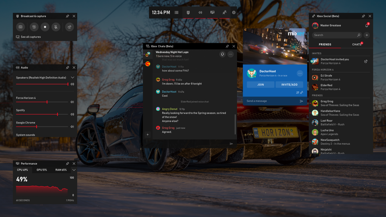 [11/04/2019] Windows 10: Gamebar mit Spotify und weiteren neuen Funktionen (1)