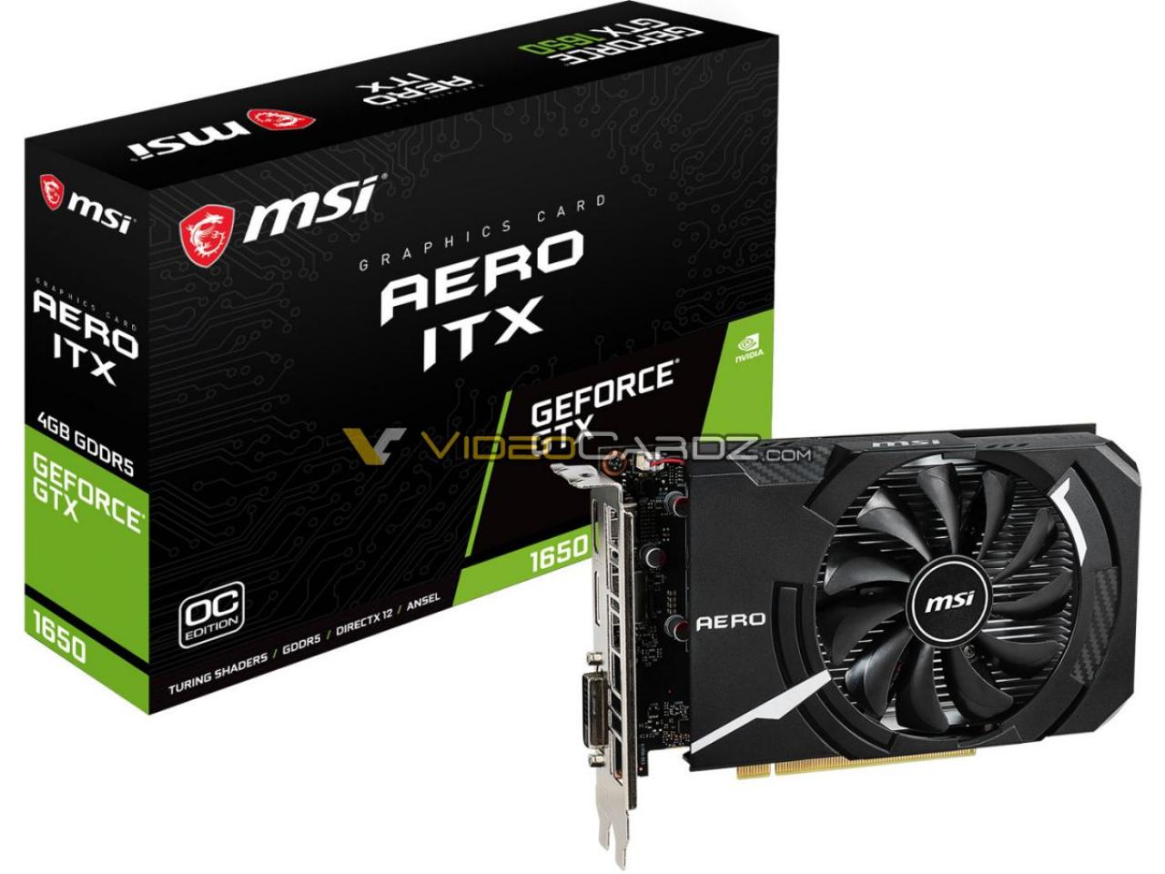 [22/04/2019] MSI GTX 1650 Aero ITX