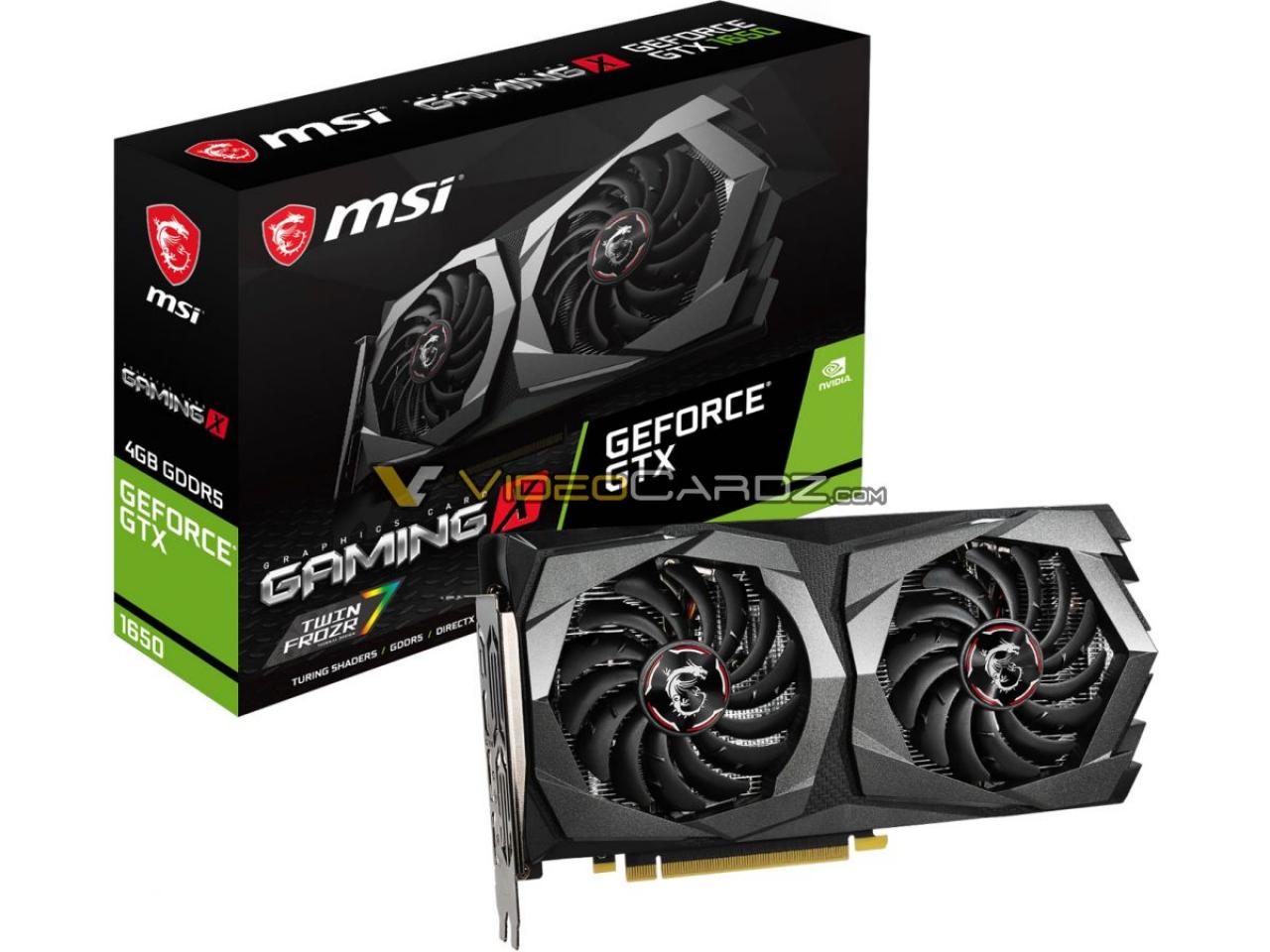[22/04/2019] MSI GTX 1650 Gaming X