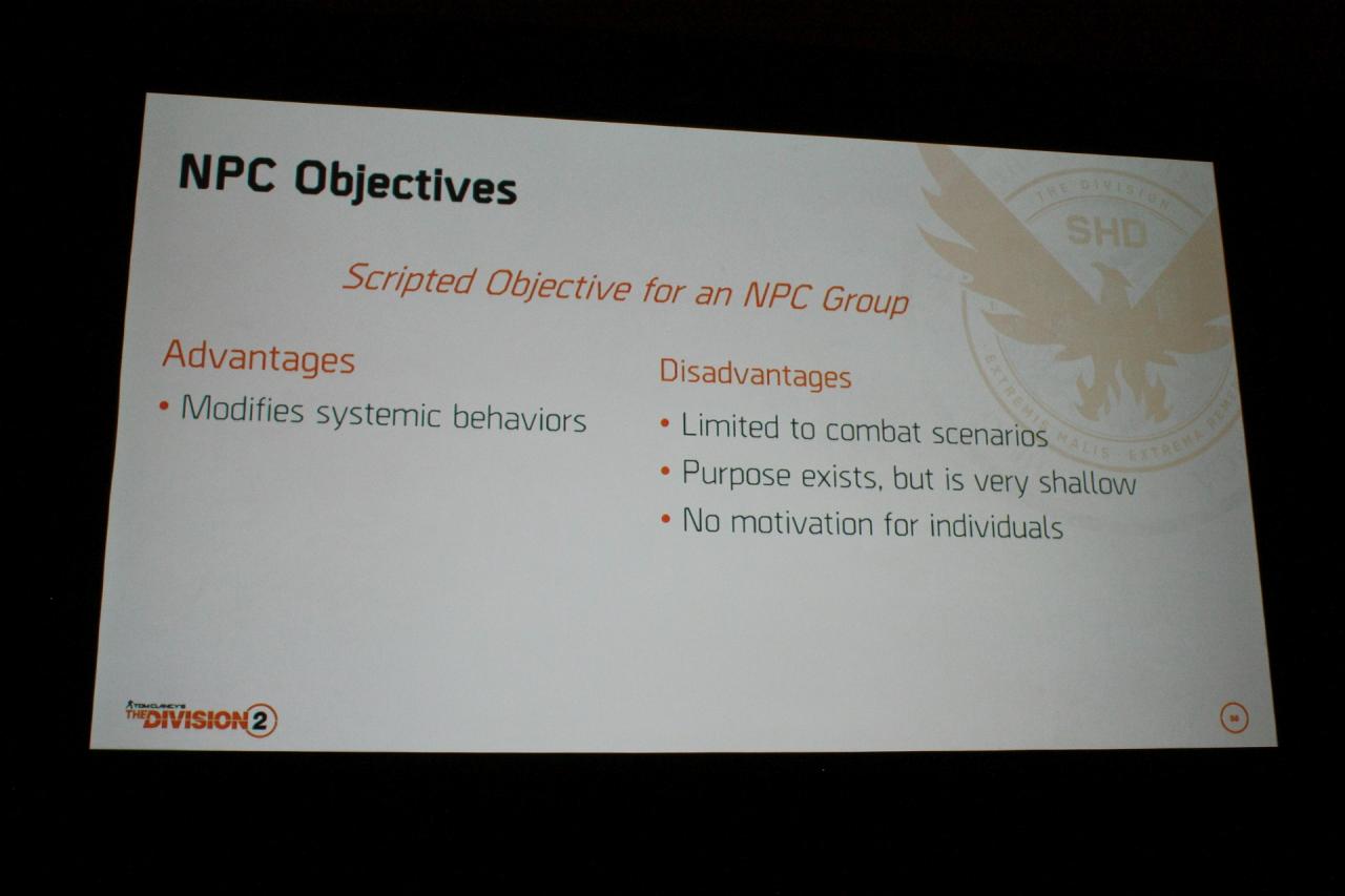 [01/04/2019] The Division 2 auf der GDC 2019: Schlauere NPCs für mehr Realismus (6)