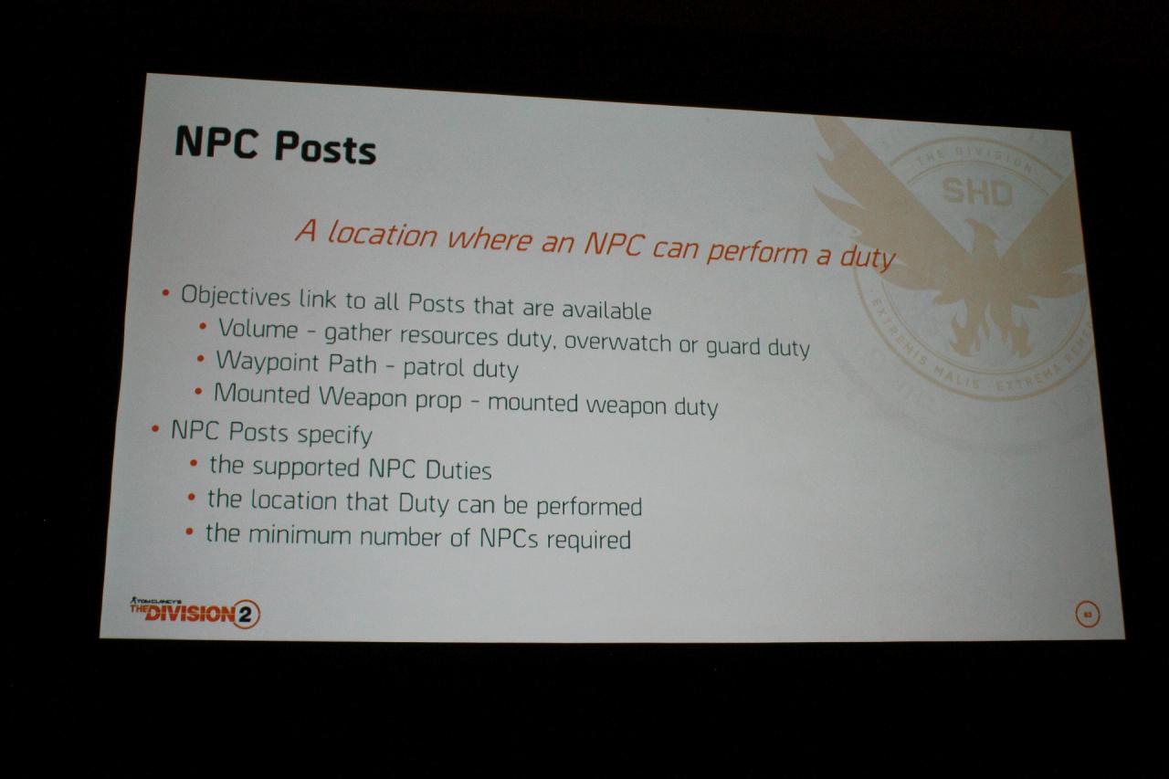 [01/04/2019] The Division 2 auf der GDC 2019: Schlauere NPCs für mehr Realismus (9)