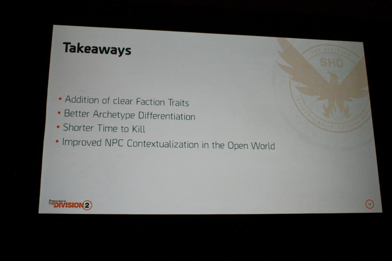 [01/04/2019] The Division 2 auf der GDC 2019: Schlauere NPCs für mehr Realismus (16)