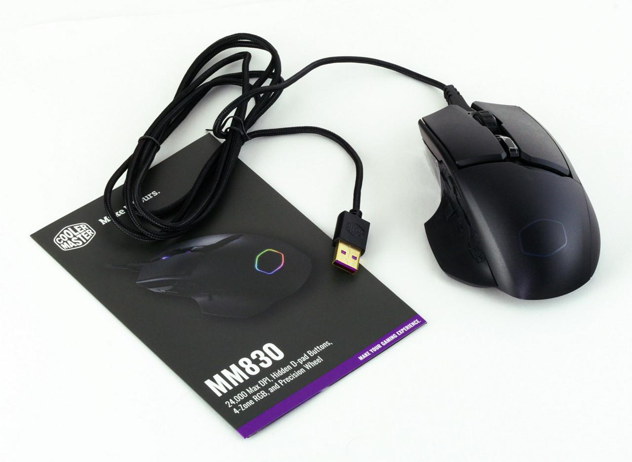 [09/04/2019] Cooler Master Mastermouse MM830 und Masteraccessory MP750 (2)