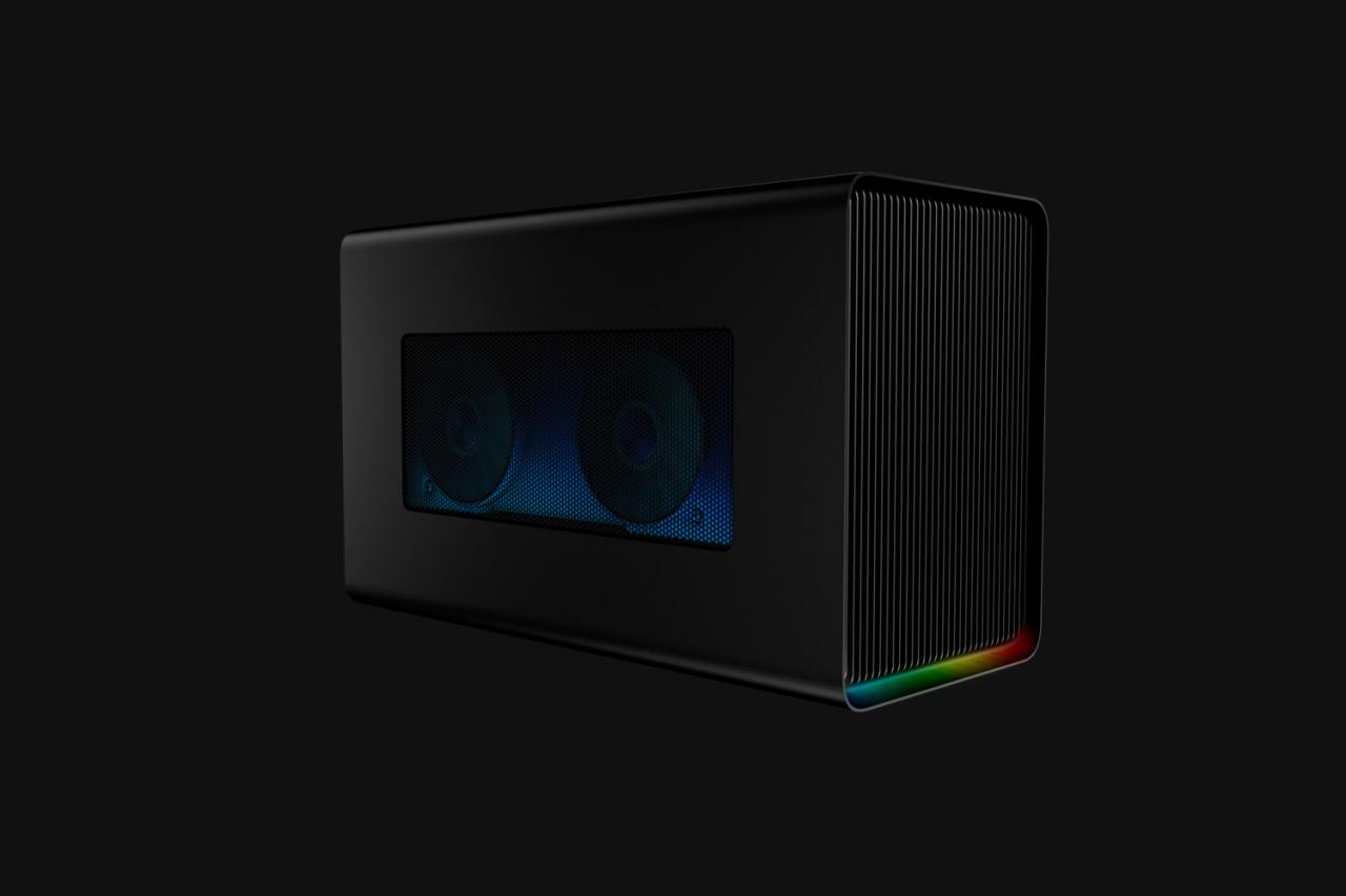 [18/04/2019] Razer Core X Chroma: Bunt beleuchtetes Grafikkartenheim für Thunderbolt (1)