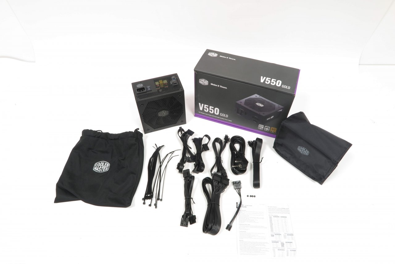 [15/05/2019] Cooler Master V550 Gold: Das gebotene Paket