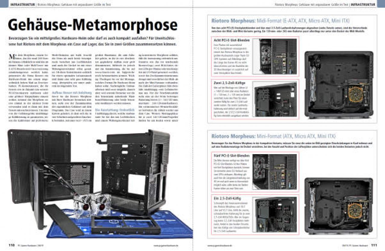 [02/05/2019] PC Games Hardware Ausgabe 06/2019 #224:&nbsp;Test: Riotoro Morpheus