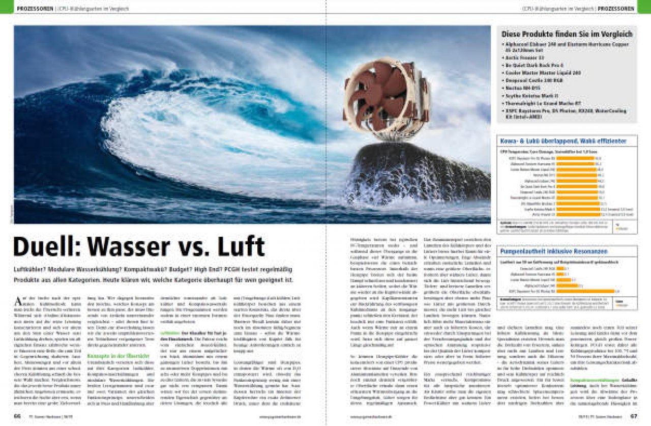 [02/05/2019] PC Games Hardware Ausgabe 06/2019 #224:&nbsp;Test: (CPU-)Kühlungsarten im Vergleich