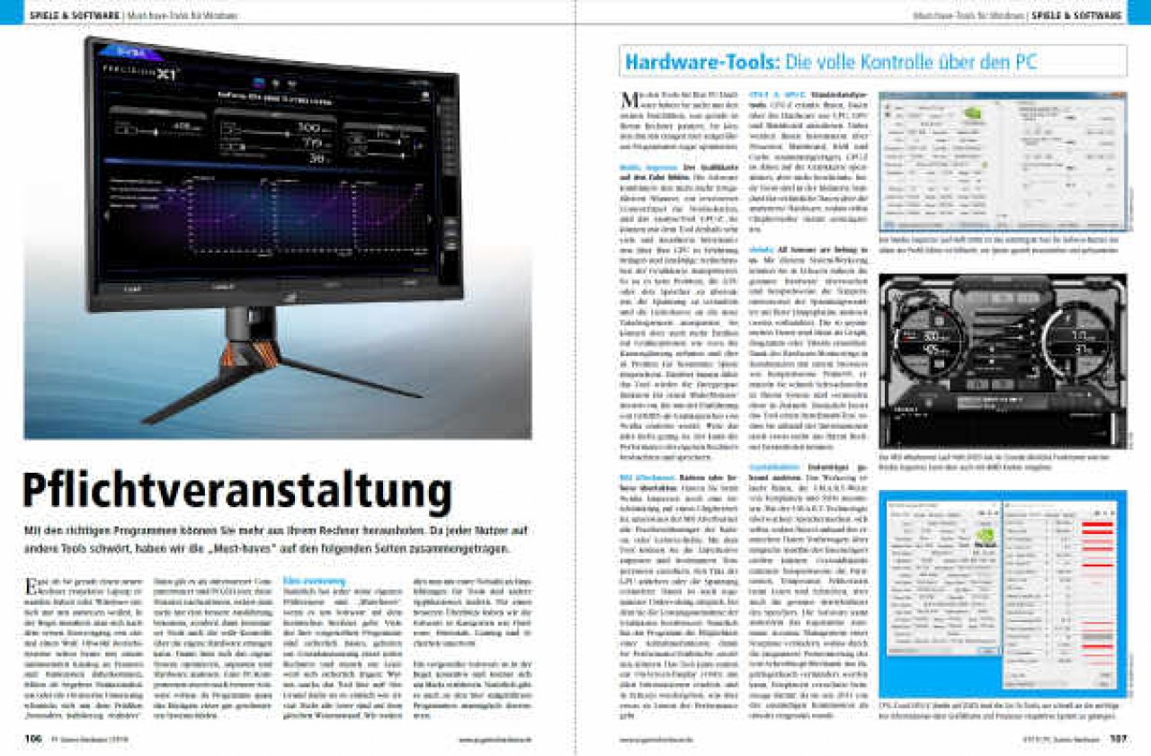 [27/05/2019] PCGH Ausgabe #225 07/2019:&nbsp; Praxis: Must-have-Tools für Windows