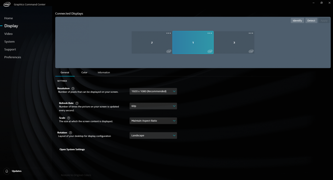 [31/05/2019] Intel Graphics Command Center&nbsp;1.100.1241.0 (4)