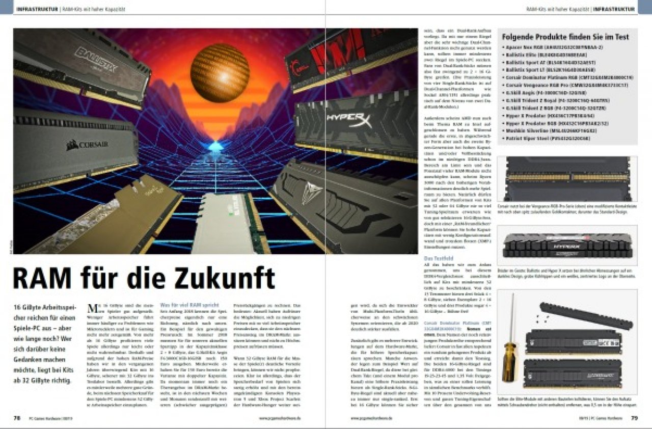[24/06/2019] PCGH #226 08/2019: RAM für die Zukunft