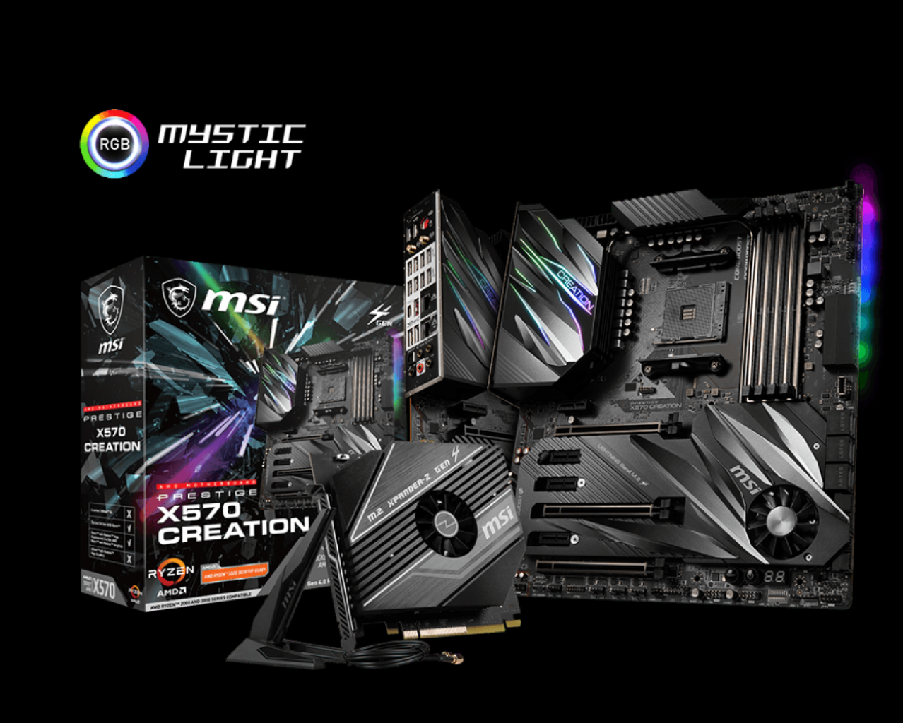 [04/06/2019] MSI Prestige X570 Creation: Mainboard-Flaggschiff für Ryzen 3000 mit 12 × USB 3.1 hinten (6)