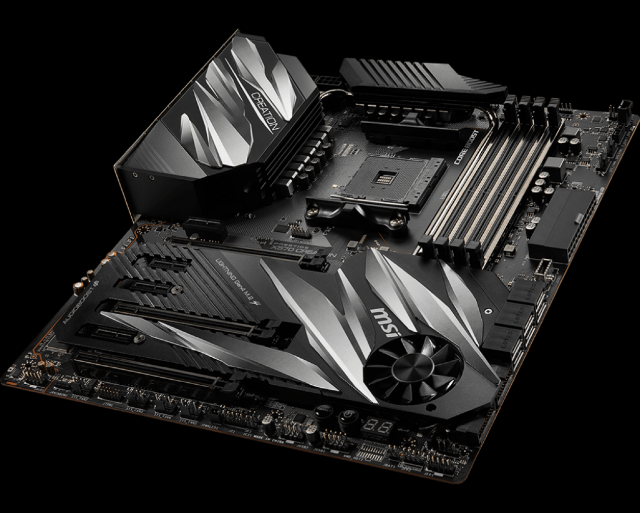 [04/06/2019] MSI Prestige X570 Creation: Mainboard-Flaggschiff für Ryzen 3000 mit 12 × USB 3.1 hinten (8)