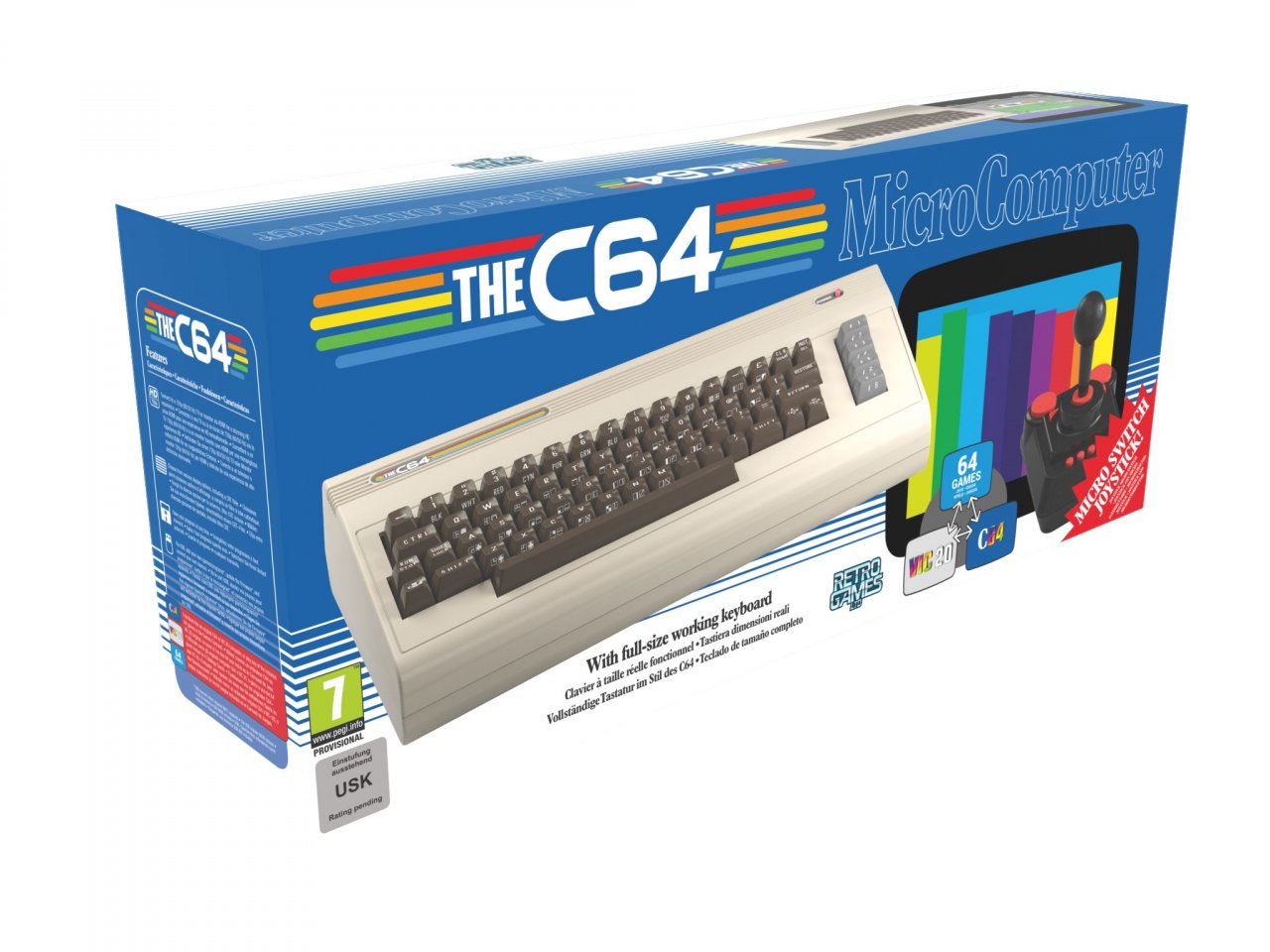 [25/06/2019] C64: Retro Games bringt Neuauflage mit 64 vorinstallierten Spielen &nbsp;