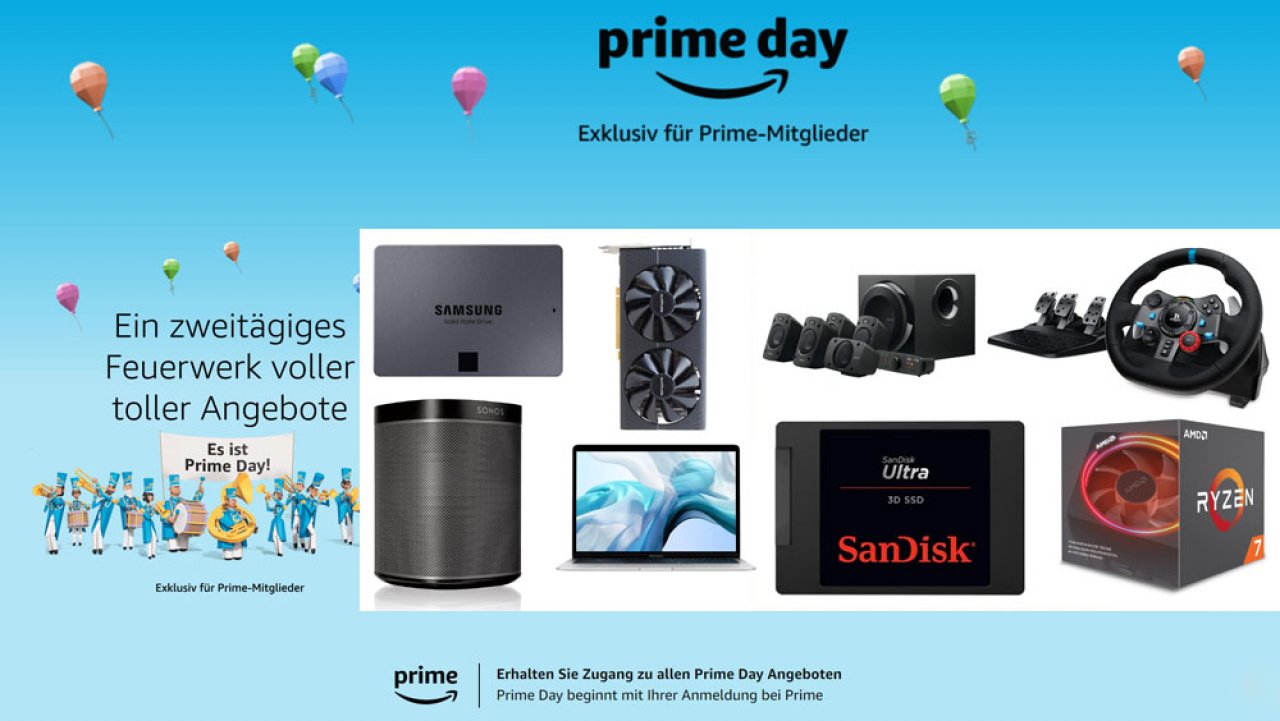 [16/07/2019] Amazon Prime Day vom 15. bis 16. Juli 2019