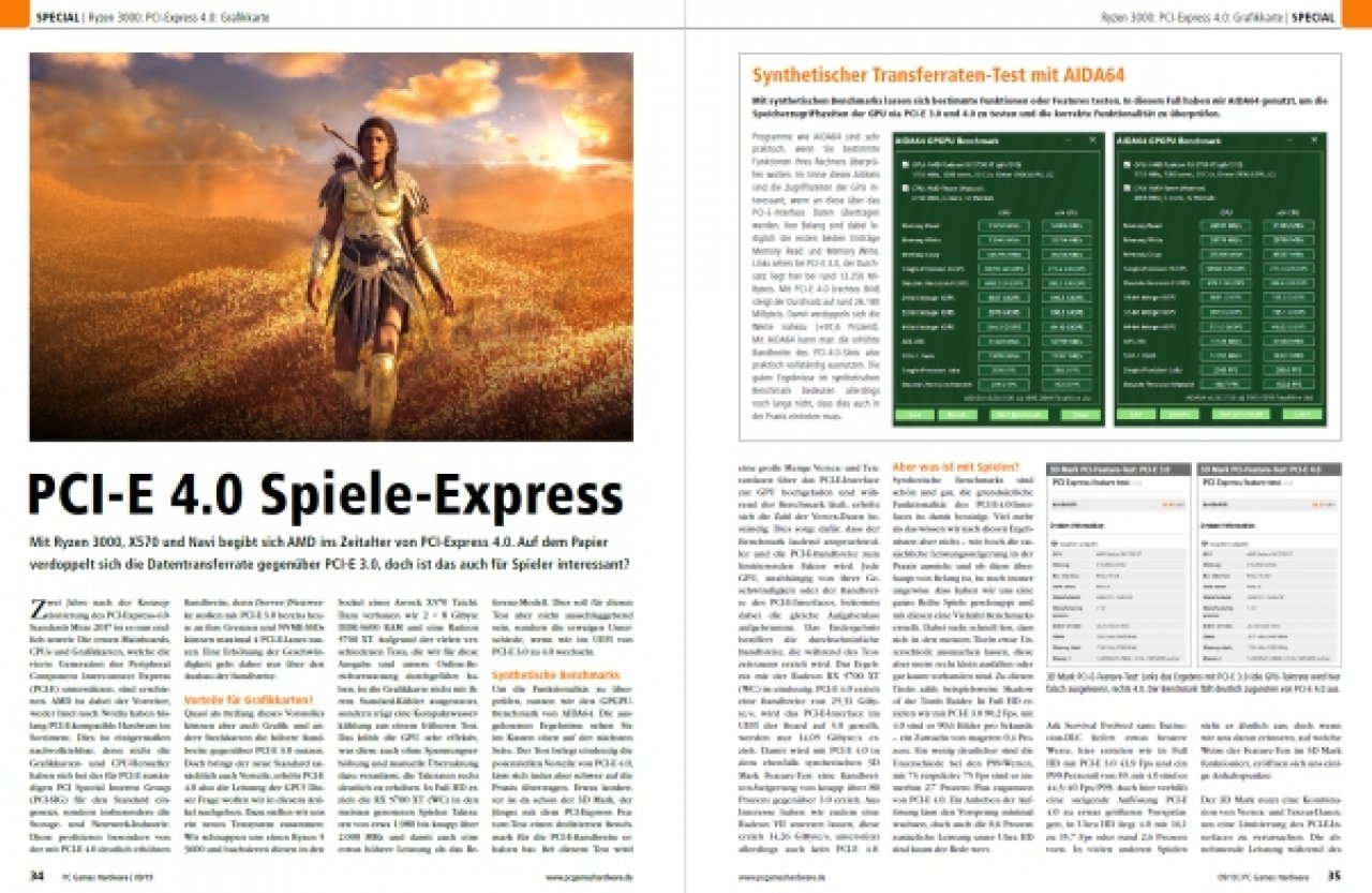 [31/07/2019] PCGH Ausgabe 227 09/2019: PCI-E 4.0 ibei Grafikkarten