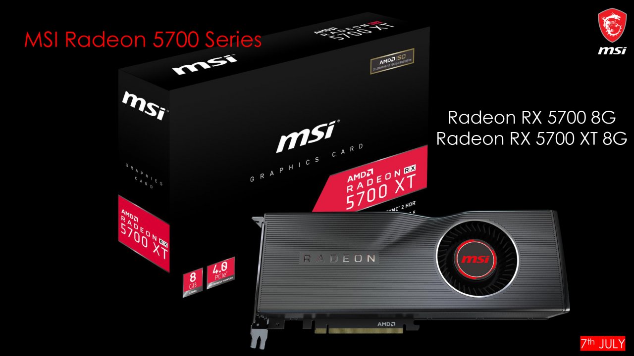 [08/07/2019] AMD Radeon 5700 (XT): Erster Ausblick auf Custom-Designs von MSI (1)