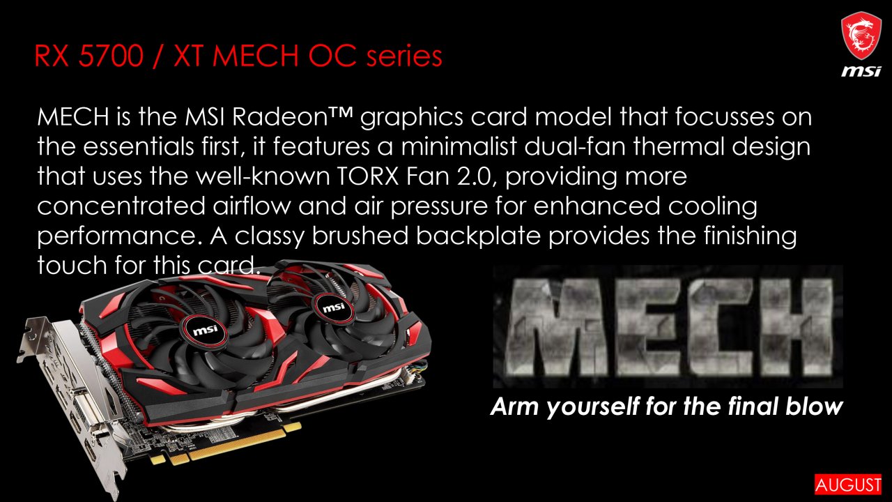 [08/07/2019] AMD Radeon 5700 (XT): Erster Ausblick auf Custom-Designs von MSI (3)