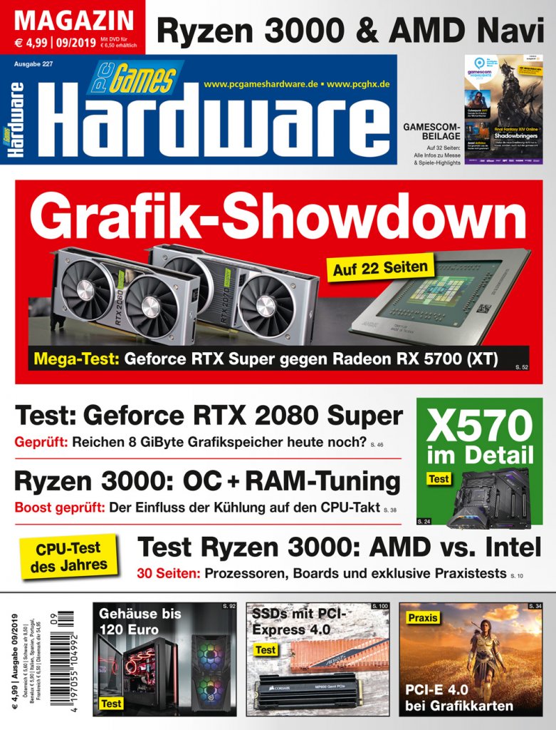 [31/07/2019] PCGH Ausgabe 227 09/2019: Magazin-Cover