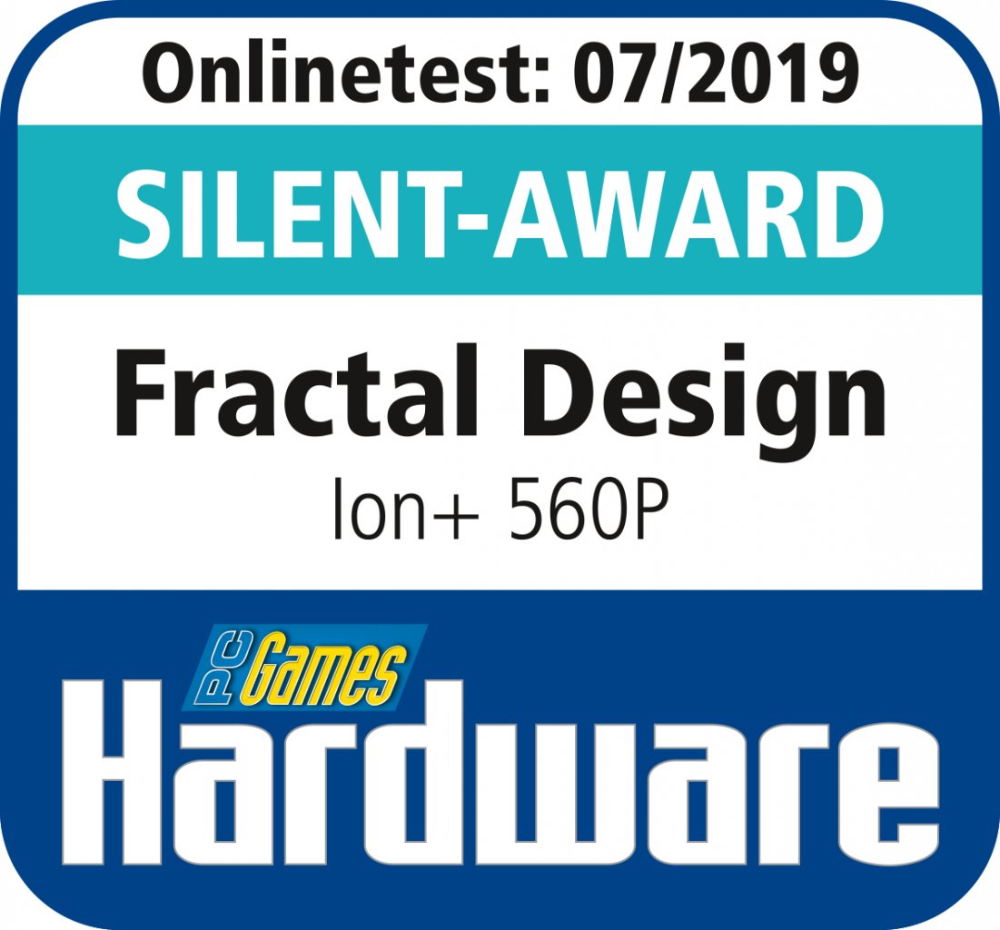 [30/07/2019] Fractal Ion+ 560P im Test: Award