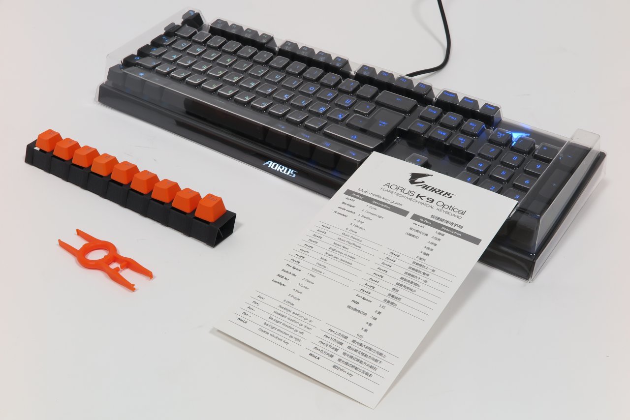 [24/07/2019] Gigabyte Aorus K9 Optical: Ist Gigabytes Gamer-Keyboard mit optischen, austauschbaren Tastern ein toller Spielpartner? (14)